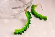 Earrings Accessories Bitter Melon Food Samples Goods Handmade From Japan