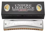 Hohner Unsere Liebling Octave Harmonica 6195/32 in C or G - Authorized US Dealer