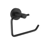 AQUAPERLA LUCID PIN Stainless Steel Toilet Paper Roll Holder - Matte Black