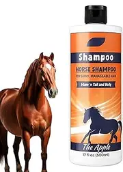 Mane Tail Shampoo, 500ml Deep Nourishing Conditioner, Grooming Supplies, 2.56x7.6 Inches Coat Cleanser Shower Gel Effective Cleansing and Conditioning, Detangle for Horses