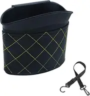 Car Trash Can, Plastic Garbage Bin, Hanging Recycle Universal Best Auto Waste Rubbish Bin Bag Litter Container for Vehicle Office Study Room