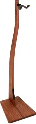 Zither Handcrafted Electric Bass Guitar Stand - Mahogany (2-pack) Bundle