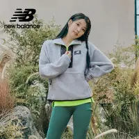 在飛比找Yahoo奇摩購物中心優惠-[New Balance]頭套式長袖上衣_女性_灰色_WT2