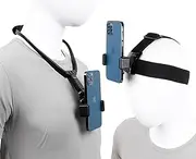 PellKing POV/Vlog Smartphone Head Strap Mount Selfie Neck Holder Mount Kit,Compatible with iPhone Samsung Smartphones,Hero 9, 8, 7, 6, 5, 4, 3, 2, 1, DJI Osmo Action…