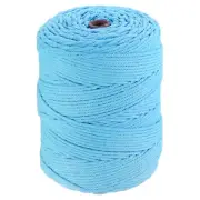 Natural Macrame Cord 3mm x 328 Yards Cotton Macrame Rope, White Blue