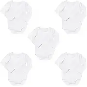 Bonds 5 Packs Baby Infant Wonderbodies Long Sleeve Bodysuit Wondersuit