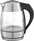 Kitchen Couture Cool-Touch LED Glass Kettle 1.7L - Rapid Boiling, Dual Walls,...