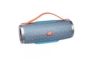 Laser Portable Rechargeable Battery Bluetooth Speaker w FM Radio Mic AUX USB BLU