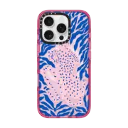 iPhone 16 Pro Impact Case MagSafe Compatible Peppermint Leopard