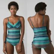 Prana Moorea One Piece Swimsuit Atlantic Pontoon Womens Size XS