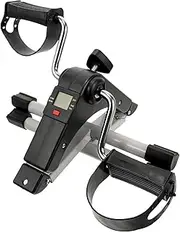 Totority Multi Functional Exercise Bike Pedal Stepper for Home Office Compact Design Real Exercise Data for Leg Arm Rehabilitation Suitable for Elderly Fitness
