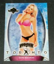 2014 Benchwarmer DANI MATHERS Hockey #4 TORONTO Gold Variant/25 Playboy PMOY