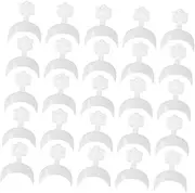 Baluue Crescent Nail Tips Fake Nails Set Pieces Abs Material Easy to Apply Shape Paint