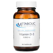Metabolic Maintenance, Vitamin D-3, 5,000 IU, 90 Capsules
