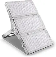 300W Flood Lights Outdoor, 30000LM Super Bright Security Lights, IP65 Waterproof Outside Lights, 6500K Daylight White Mains Powered Floodlight for Garden Warehouse