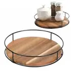 360 Degree Rotating Rotating Storage Rack Spice Jar Storage Tray Condiment