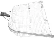 Sand Sifting Shovel, Treasure Digger Grain Strainer Basket With 12mm Hole Metal Corn Scooper for Beach, Farm, Goat Stall