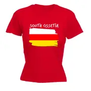 South Ossetia Country Flag Nationality - Womens T-Shirt T Shirt Tshirt