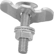 Alipis Fixed Track Nut Nuts Bracket for Installing Sink Undermount Sink Brackets Accessories Rims Camber Alignment Fittings Caps Iron Silver
