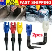2X Flexible Draining Tool Snap Funnel, Multi-Purpose Flexible Fold Oil Funnel ZR