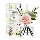 Cocod'or COCODOR Rose Flower Reed Diffuser/April Breeze/6.7oz(200ml)/1 Pack/Reed