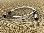 6" Mini-XLR 4Pin Male to Mini-XLR 3Pin Female Adapter for AKG Bodypack/Shure Mic