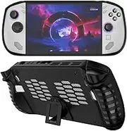 T Tersely for Lenovo Legion Go S Case - Soft TPU Shockproof Protective Cover for 8" Handheld Gaming Console - Rugged Design, Anti-Slip, Anti-Fall, Anti-Fingerprint (Black)