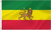 LARGE Ethiopian Imperial Flag, 3x5Ft Ethiopian Empire Flags Banner For Indoor Outdoor Decoration of Canada Yards.Parade Or Express Mood