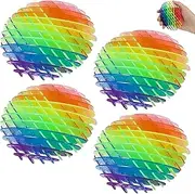 Worm Large Fidget Toy, Pack of 4, Funny Bag, Fidget Toy, Sensory Colourful Sensory Stress Relief Toy, Morph Worm, Anti-Stress Toy for Adults and Children