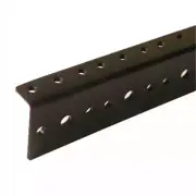 20 Space Steel Rack Rail with 10-32 thread hole - Black