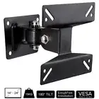 14" - 24" Led Lcd Monitor Tv Wall Mount Bracket Vesa 75-100Mm 17 19 22