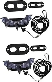 BESPORTBLE 2 Sets Material Leash for Reptiles Bat Shape Harness Lizard Walking Comfortable