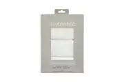 Little Bamboo Towelling Washer - White 3 Pack
