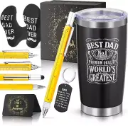 Gifts for Men, Fathers Birthday Gift Set Including Multitool Pen, Insulated Tumb