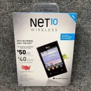 New LG Optimus Dynamic Net 10 No Contract Cell Phone Not Scanned For Activation
