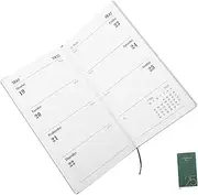 Angoily Academic Planner Book Decorative English Schedule Organizer for Management Daily Weekly Planning Portable Design for School Travel