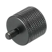 Mic Stand Adapter 1/4 Female to M4 Male Camera Screw Thread Adapter Black