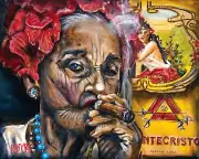 "Princess Montecristo" Paintings Original by Rick Byrd 16x20