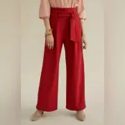 Anthropologie Paperbag Wide-Leg Trousers Size Small NWT