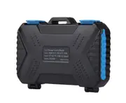 Memory Reader Cards Box Case Holder Waterproof SD Storage Box - Blue