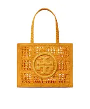 Tory Burch Small Ella Crochet Tote Bag One size Yellow