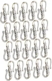 HAWILLOSCH 20pcs Retro s Clasp for Jewelry Making Link Hook Connectors for Bracelets Necklaces Lightweight Accessories