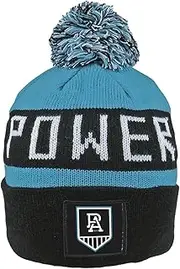 [Sekem] Port Adelaide Power Traditional Bar Beanie, Black Teal