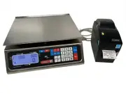 Torrey PC-80L, 80 x .02 lb Price Computing Deli Meat Scale w/ Godex DT2 Printer