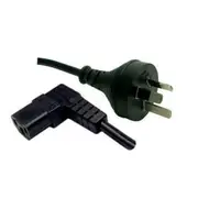Dynamix C-POWERCR5 10A 3 Pin Plug to Right Angled IEC C13 Power Cord - 5m 1.0mm Copper Core - SAA Approved [C-POWERCR5]