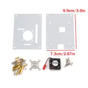 Arcylic Clear Case Shell Cooling Fan Heatsink For Raspberry Pi 3/2 Model B/B+