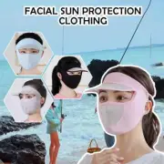 Thin Breathable Sunscreen Full Face Mask Summer UV Protection Cycling Hat Hot C6