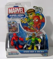 Marvel Super Hero Adventures SPIDER-MAN & DOC OCK Playskool Action Figures