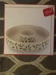 Lenox Holiday Chip & Dip Set