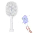 Electronic Fly Swatter Handheld Mosquito Killer Rechargeable Racket Zapper
